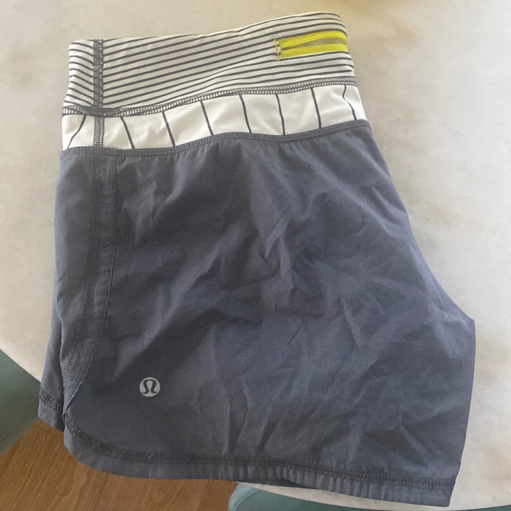 Size 6 lululemon shorts! Great condition only worn a couple times.
